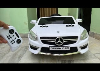 RC Mercedes AMG Car Unboxing Testing Remote Control Ride On Mercedes Benz Car Shamshad Maker