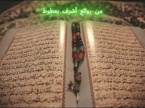 أداء عجيب من أشرف بعطوط لأواخر سورة إبراهيم