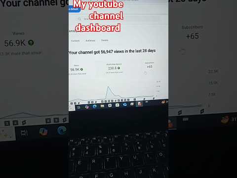 My Youtube Channel Dashboard Ytstudio Youtube Studio Dashboard Viral Yotubeshortsviral Like