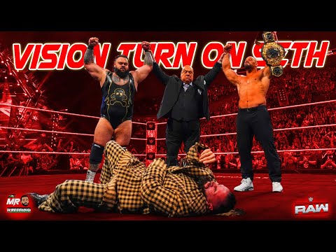 برون بريكر بيقلب على سيث رولينز فى مشهد مفاجىء غير متوقع وسى ام بانك هو اللى عليه الدور