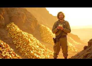 جندي فقير بيلاقي أطنان من الدهب في مكان سري وبيتحول لـ ملياردير ملخص فيلم