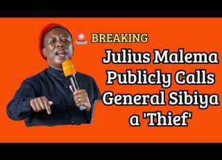 BREAKING Julius Malema Publicly Calls General Sibiya A Thief