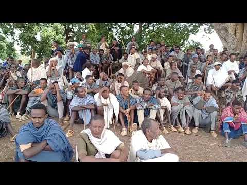 Amhara Fano In Gojjam Discusses With Peoples