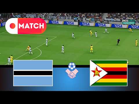 Zimbabwe Vs Botswana International Friendlies 2026 Simulation EFootball PES 21 Gameplay