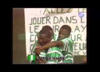 RASHIDI YEKINI DESTROYING CONGO AT AFCON 1992