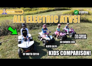  The Best Electric ATV For Kids Comparison Review 12v 36v 48v Lithium Kayo EA70 CFMoto EV110