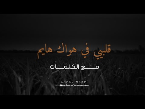 قلبي في هواك هايم مغربي مع الكلمات كاملة ترند تيك توك 2025