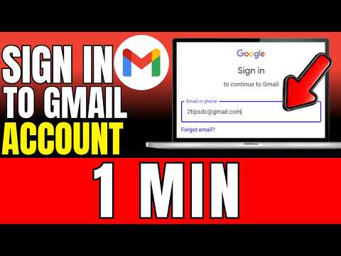 How To Sign In To Gmail Account 2026 Fast And Easy