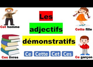Les Adjectifs Démonstratifs Ce Cet Cette Ces