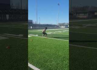  Freshmen Runningback At Peabody Magnet High School Grinding Allworknoplay