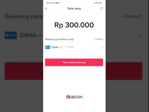 CARA DAPATIN UANG 300K DARI TIKTOK LITE WORK 100