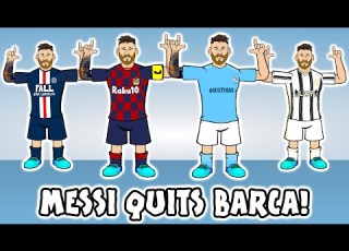 MESSI QUITS BARCA Man City PSG Man Utd Juventus Transfer Request Song