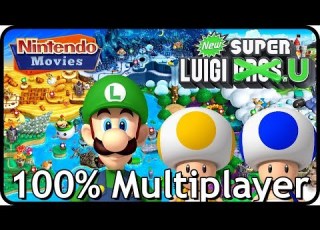  New Super Luigi U Full Game All Worlds 100 3 Player Walkthrough