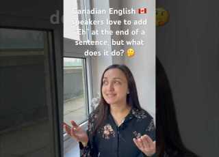 Canadian English Slang What Is EH And Why Do We Use It Learnenglish Englishvocabulary
