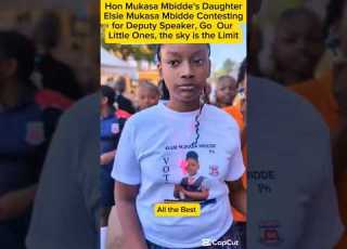 Hon Mukasa Mbidde S Daughter Elsie Mukasa Mbidde Contesting For Deputy Speaker