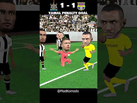 Lamine Yamal Last Minute Penalty NEWCASTLE 1 Vs 1 FC BARCELONA