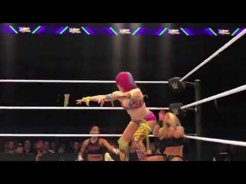 Asuka Stinkfaces Mandy Rose WWE LIVE KITCHENER 3 24 2018