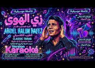  عبد الحليم حافظ زاي الهوا Karaoké Zayi LHawa By WoodsArt