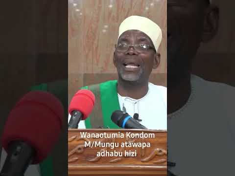 Je Inafaa Kutumia Kondomu Kwa Wanandoa Wakati Wa Tendo La Ndoa Sheikh Sharan Anafafanua