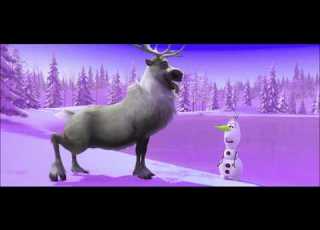 Frozen OLAF And Reindeer SVEN Funniest Moment Learn Colors