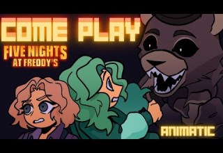 FNAF MOVIE SONG Come Play ANIMATIC By Lydia The Bard And Shirobeats