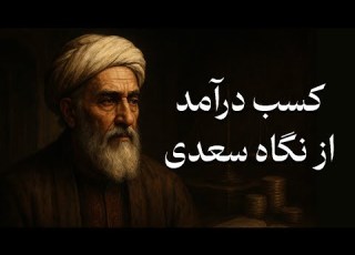  سعدی با این شعر تکلیف پول درآوردن و کسب درآمد را روشن کرد درآمد کسب کردن به روش سعدی