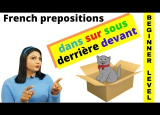 A Basic Funny Lesson On Prepositions Dans Sur Sous Devant Derrière Through Hindi English