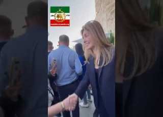 شاهزاده رضا پهلوی به همراه بانو یاسمین در اسراییل