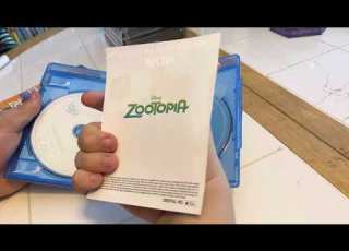 Zootopia Blu Ray DVD Digital Code Unboxing