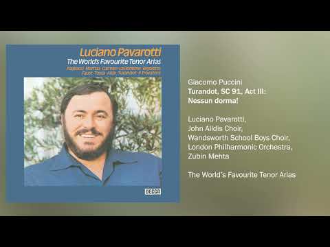 Luciano Pavarotti Turandot Act III Nessun Dorma Official Audio