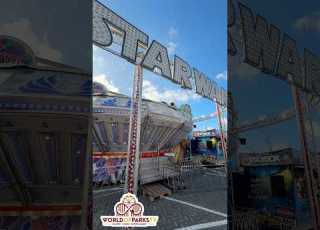 Star Wars Ride Megakermis Bazaar Beverwijk 2025 Gravitron STARSHIP Lauwers Shorts Kermis Kirmes