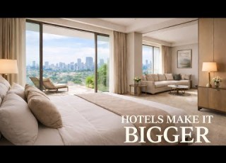 Why Hotels Make Small Rooms Feel Bigger