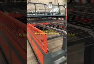 3 6mm BRC Mesh Machine Test Running Before Loading To Contationer