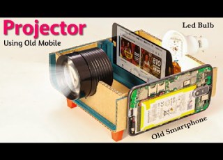  How To Make Projector Using Old Smartphone DIY Mobile Projector Science Project