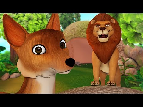 The Lion And The Fox Story Short Stories For Kids Infobells