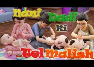 Nani Dadi Ki Tel Malish न न द द क त ल म ल श Dadi Maa Song Exercise Song For Kids Rhymes