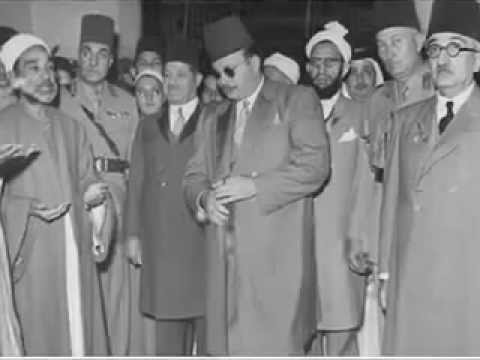 أم كلثوم تغني يا ليلة العيد في حضرة الملك فاروق