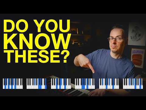 6 MUST KNOW Jazz Piano Left Hand Voicings