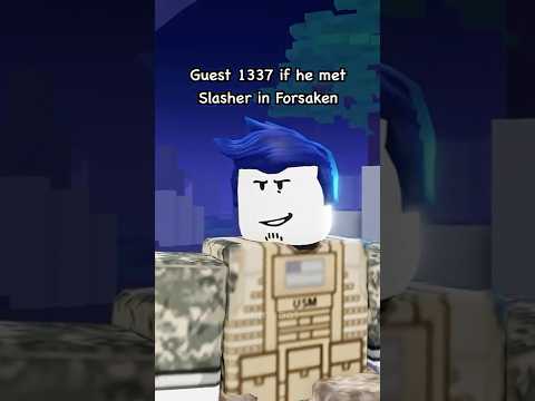 Slasher VS Survivor Be Like FORSAKEN ANIMATION Forsaken Roblox