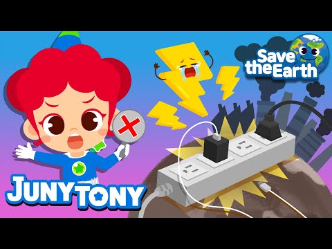 Let S Save Electricity Save Energy Song Good Habits Green Earth Songs For Kids JunyTony