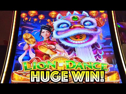 NEW SLOT Action Packed Huge Bonus Win On Lion Dance Slot Max Bet