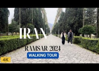 IRAN Vlog Walking Tour In Around RAMSAR MAZANDARAN 2024 4k