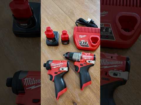 Milwaukee M12 FUEL 12 Volt Li Ion Brushless Cordless Hammer Drill And Impact Driver Combo Kit