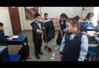 إستراتيجيةتمثيل الأدوار ودرس نظافة الحي والشارع مادةالعلوم الصف الثالث مدارس النموذجيةاليمنيةالمركز