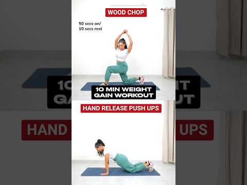 Weight GAIN Exercises Youtube Health Shorts Viral Fitness Motivation Weightgain Workout