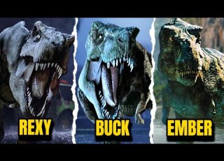 All 7 T Rexes In Jurasssic Park