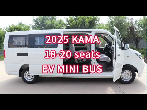2025 Cheap Price Kama Mini EV Bus Electric City Buses 18 Seats Passengers Minibus Ev Van
