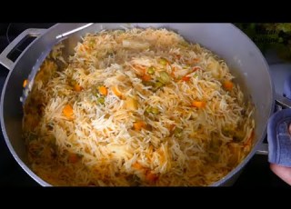 Vegetable Pulao Recipe So Tasty پلو سبزیجات Afghani Vegetable Pulao Recipe Afghani Rice Recipe