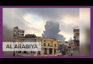 Compilation Of Videos Show Moment Explosions Rip At Beirut Port