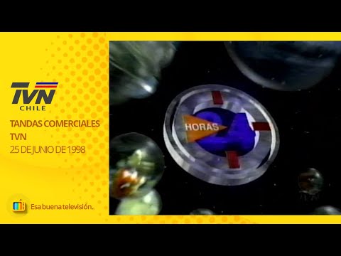 Tandas Comerciales TVN 25 De Junio De 1998